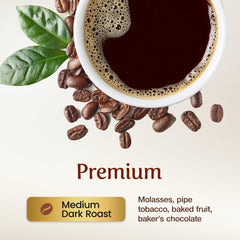 100% Kona Whole Bean Coffee, Premium Hawaiian, Micro-Batch Roasted