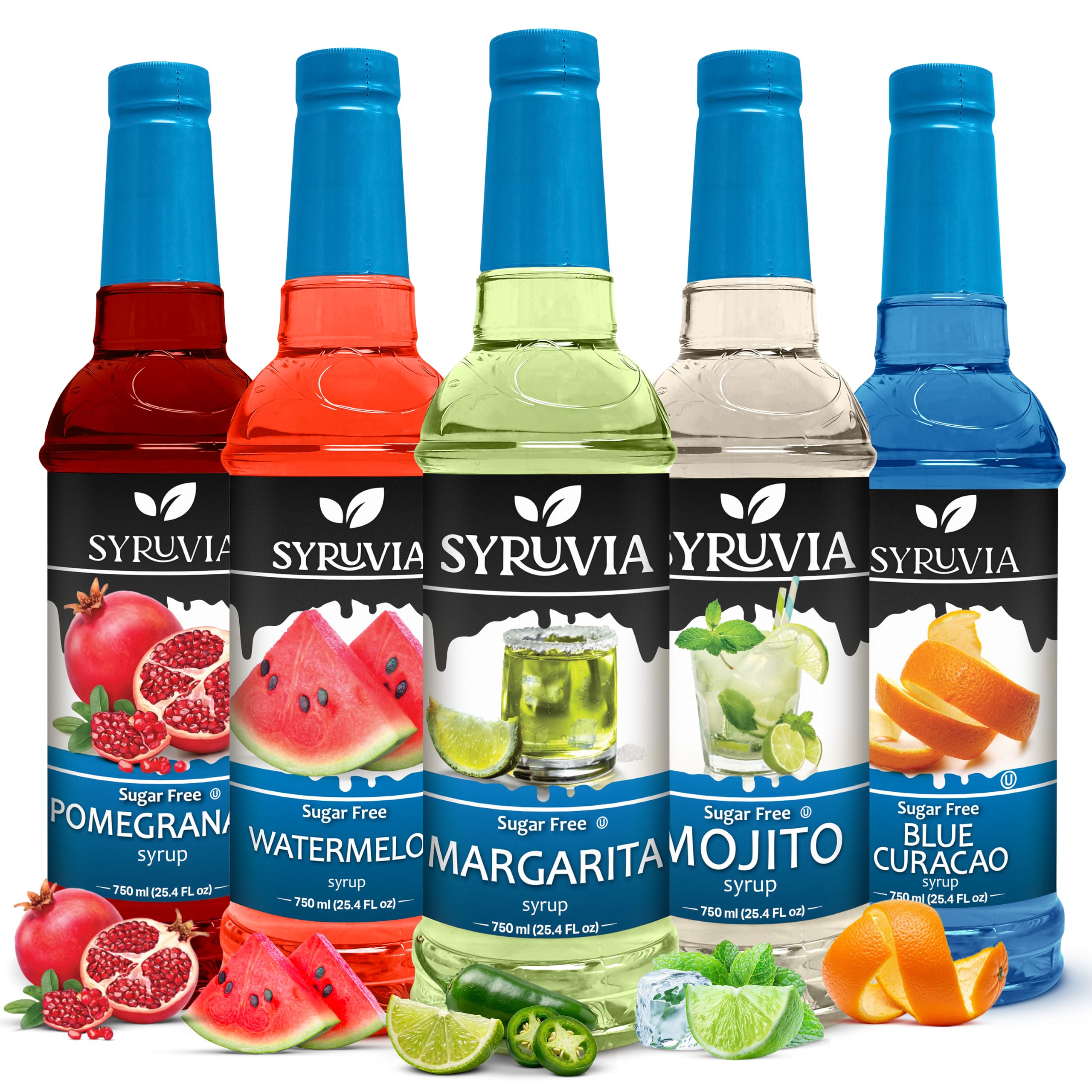 Syruvia Variety Pack Gluten-Free, Kosher, 25.4 fl oz Bottles